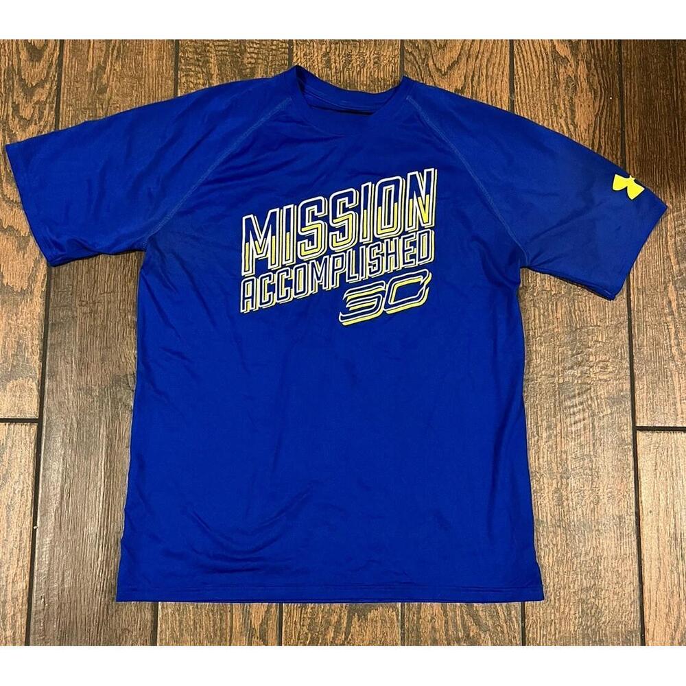 Under Armour Golden State Basketball Steph Curry Mission Accomplished T-Shirt